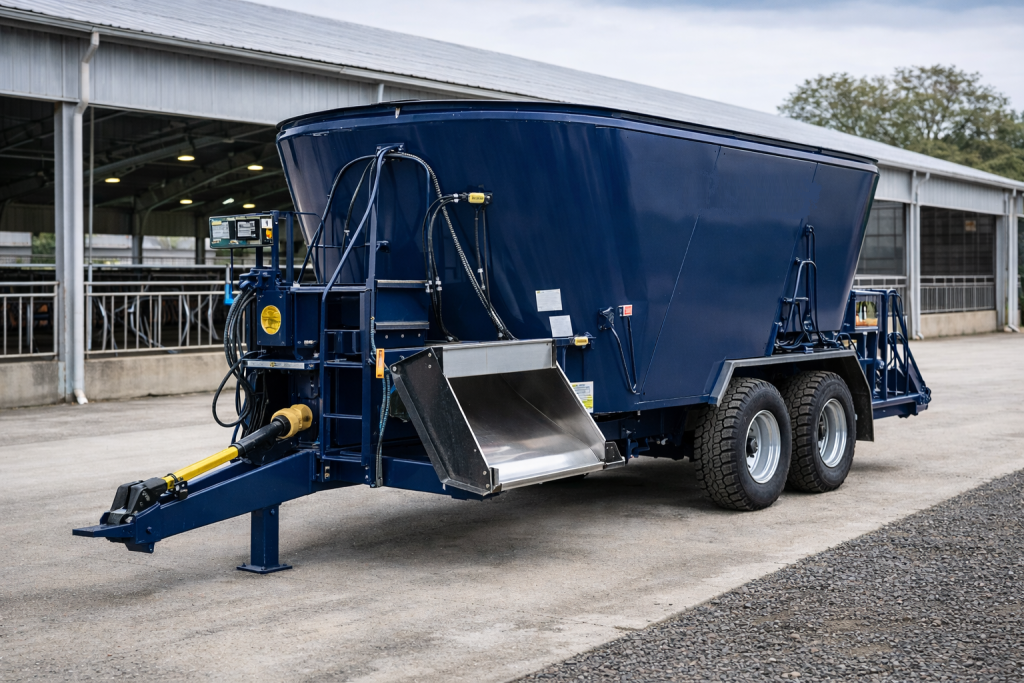 Yem Karma ve Dağıtma Makinesi