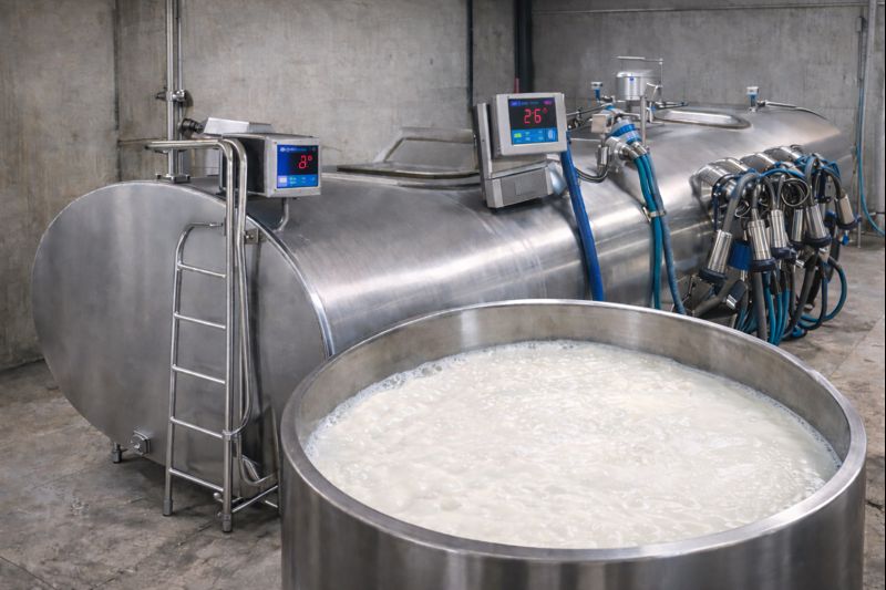 Süt Soğutma Tanklarında Isı Kontrolünün ve Hijyenin Önemi
